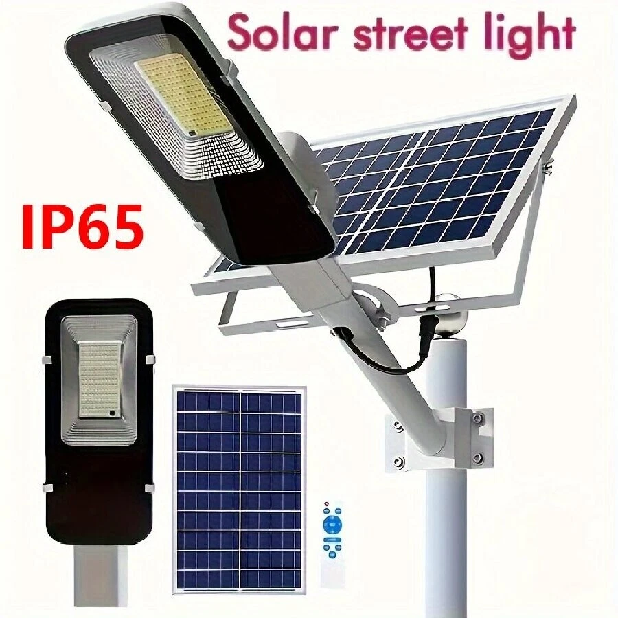 1Pieza 100W Luces Solares, Luces Exterior, Luces LED, IP65 Impermeable Foto 1 de 4