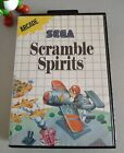 SCRAMBLE SPIRITS master system pal CIB sega very rare scrambler spirit