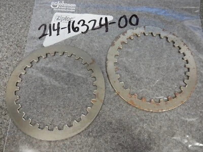 Placa de embrague Yamaha 74 MX250 MX360 68-71 DT1 74 DT360 214-16324-00 CANTIDAD 2 NUEVO DE STOCK Foto 1 de 3