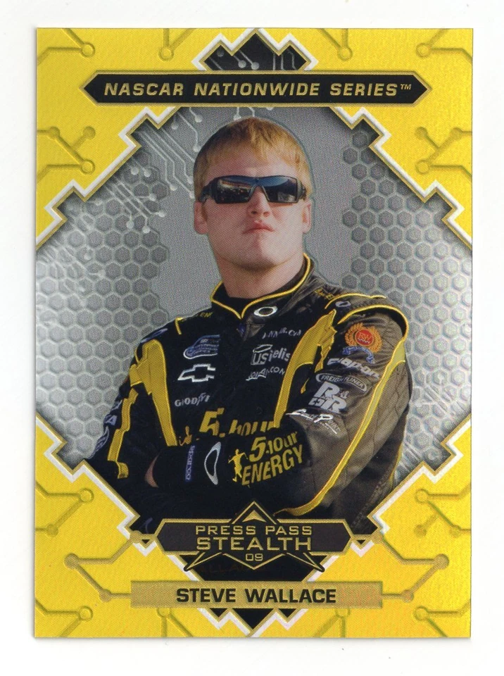  2009 Press Pass Stealth Chrome Gold #42 Steve Wallace NNS 07/99 - Image 1 of 1