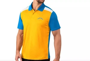 MSX by Michael Strahan for NFL Short Sleeve Men's Polo Chargers Sz M - Picture 1 of 6