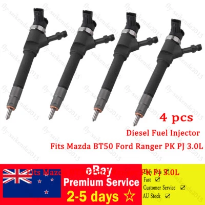4pcs Diesel Fuel Injector For Mazda BT50 Ford Ranger PK PJ 3.0L 0445110249 NEW  - image 1 of 4