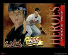 2005 Upper Deck Baseball Heroes Red #15 Cal Ripken Jr 11/75 ORIOLES