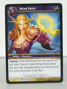 Blind Faith - Fields of Honor - 47/208 - WoW TCG - Rare - Picture 1 of 6