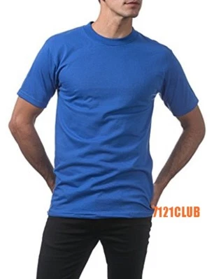 PRO CLUB COMFORT T SHIRT PROCLUB MENS PLAIN CREWNECK SHORT SLEEVE CAMO TEE S-7XL - Image 1 of 2