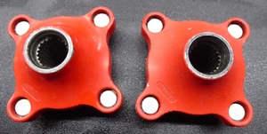 2004-2006 Polaris Predator 500 Indy Red Rear Wheel Hubs 1520728-293 - Picture 1 of 2