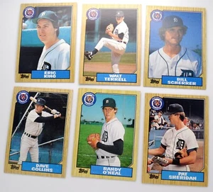 1987 Topps Detroit Tigers Baseball Trading Cards - Your Choice - Picture 1 of 30