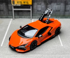 ZD LCD 1:64 Orange Revuelto Racing Sports Model Diecast Metal Car BN - Picture 1 of 6