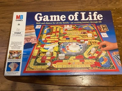 Vintage 1980s Game Of Life Board Game MB Games 100% Complete - See Pics - Image 1 of 4
