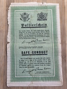 WW2 Safe Conduct Flier Dropped By The Allies Over Germany - Picture 1 of 5