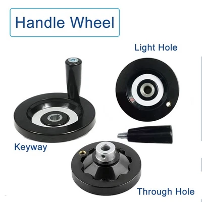 Bakelite Hand Wheel 4/5/6/8 Inch Handwheel With Corrvgated Back Inside for Lathe - Image 1 of 4