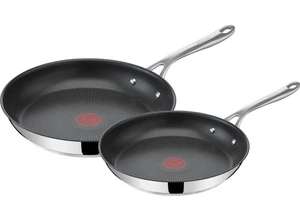 Jamie Oliver by Tefal Cook Smart 2-teiliges Pfannenset 24cm 28cm Edelstahl NEU - Bild 1 von 6