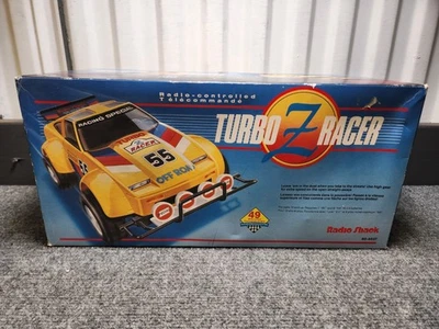 Vtg Radio Shack Turbo Z Racer Off Road RC Car Yellow 4037  Mint Condition  - Image 1 of 4