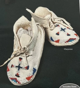 Missouri River Patterns 4799-500-206 Kinder MOKASSINS im EINFARBIGEN STIL - Bild 1 von 3