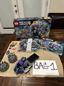 Lego 70350 The Three Brothers Nexo Knights 2017 98% Complete Missing One Fig