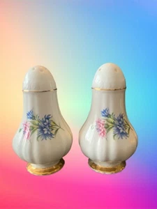 Shaker sale e pepe vintage Paragon Bone China motivo floreale - Foto 1 di 9