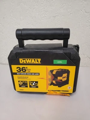 Baterías y estuche de nivel láser autonivelantes de línea cruzada roja Dewalt 36 pies DW08802 Foto 1 de 4