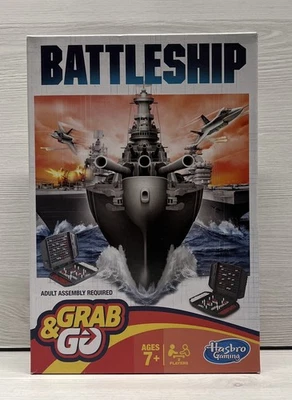 Battleship Grab and Go Game | Portable 2 Player Game | Hasbro Gaming | Brand New - Image 1 of 4