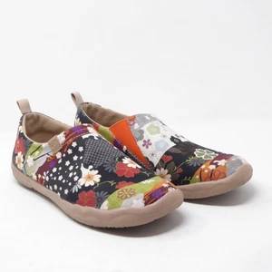 UIN Womens Toledo Blossom Floral Print Slip On Loafers Shoes US 8.5 - Picture 1 of 9