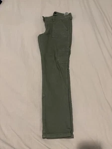 Banana Republic Damen Cargohose Armeegrün aufgesetzte Taschen Größe 2 - Bild 1 von 5