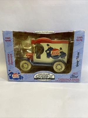 Vintage Gearbox Toy 1912 Ford Car Pepsi Cola and Keystone Cops Coin Bank 1:24 - Image 1 of 4