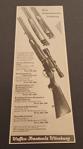 121. Waffen Frankonia Würzburg Werbeanzeige Werbung Reklame 1959 - Bild 1 von 1