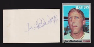 Jim Shellenback ( Debut 1966) PIT WAS TEX signed Autogramm Auto 3x5 INDEX COA - Bild 1 von 1