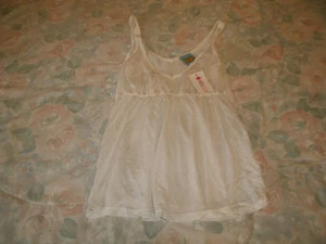Claire & Cheyann Damas Blanco Camiseta sin mangas Nuevo con Etiquetas Talla Pequeña - Imagen 1 de 5