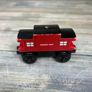 Thomas & Friends Wooden Train Engine Sodor Line Caboose - Picture 1 of 6