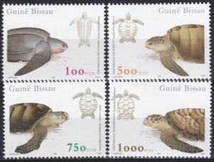 Guinea Bissau 2001 Yvert 682/85 Fauna Reptiles Tortugas Estampillada sin montar o nunca montada en muy buen estado - Imagen 1 de 1