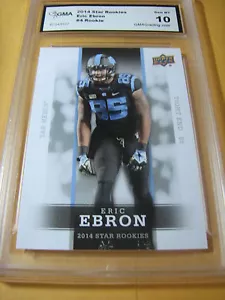 ERIC EBRON LIONS 2014 UPPER DECK STAR ROOKIES RC # 4 GRADED 10 L@@@K - Picture 1 of 1