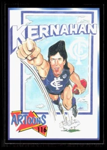 AFL 1994 AFLPA Dynamic Artoons Carlton Stephen Kernahan 116/125 Card CB-1-9-B-30 - Picture 1 of 8
