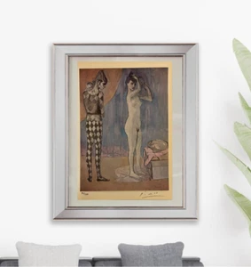 Pablo Picasso Hand Signed Original Litho Print Certificate $3500 Appraisal$#/!- - Picture 1 of 12
