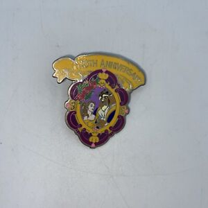 Disney 10th Anniversary Beauty And The Beast Belle Beast Pin Rare
