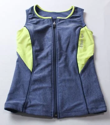 Camiseta sin mangas Arena para mujer entrenamiento natación con inserción separada CG2 azul/amarillo mediana  Foto 1 de 3