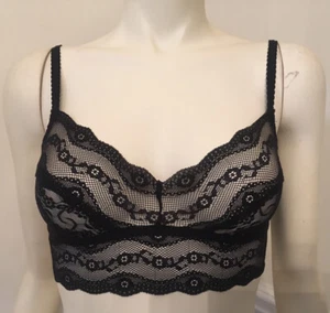 B’tempt’d BRA By Wacoal WN SZ SMALL BLACK LACE 910182 Nylon Spandex Adj. Straps - Picture 1 of 6