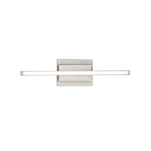 dweLED Parallax 24" LED Wall Sconce 3-CCT 3000K, Nickel/White - WS-73124-BN - Picture 1 of 3