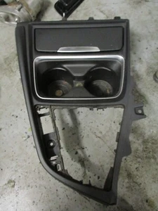 12-15 BMW F30 F Series Center Console Shifter Cupholder Black Trim - Picture 1 of 6