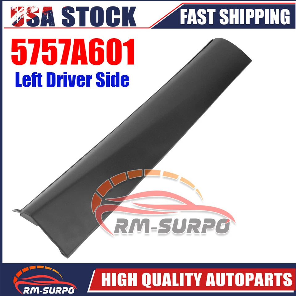 5757A601 Left Rear Door Trim Lower Molding For 22-24 Mitsubishi Outlander & PHEV Foto 1 de 4