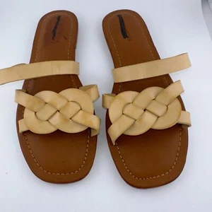 Sandalia Maurices Bronceada Vegana Deslizable Superior Talla 6.5 - Imagen 1 de 3