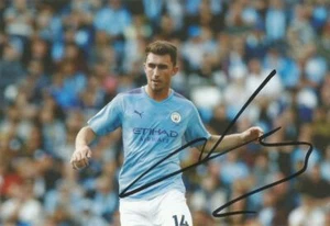 MAN CITY: AYMERIC LAPORTE SIGNED 6x4 ACTION PHOTO+COA - Picture 1 of 1