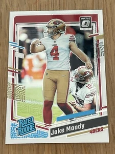 Donruss Optic Football 2023 Rated Rookie Jake Moody No.289 San Francisco 49ers - Bild 1 von 2
