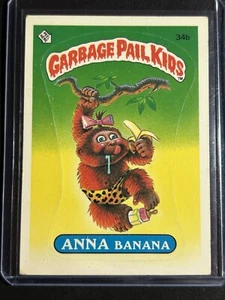 1985 Topps Garbage Pail Kids GPK Card First Series 1 OS1 Matte 34b Anna Banana - Picture 1 of 7