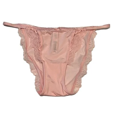 NUEVO CON ETIQUETAS BIKINI VICTORIA'S SECRET Dream Angels Tanga Talla XS-S-M-L-XL Rosa Encaje Sedoso Foto 1 de 4