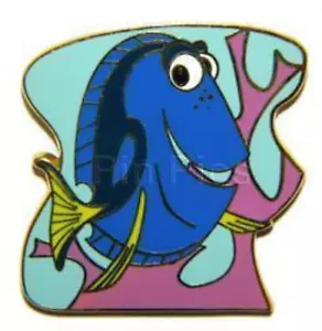 Prendedor Disney 75708 Disney PT52 Mystery Finding Nemo Dory Fish acabado metálico dorado - Imagen 1 de 1