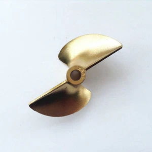 PROPELLER 450 Bronce Propulsor 3/16" o 4mm Eje 2 Hojas 50mm Diámetro RC Barco - Imagen 1 de 7