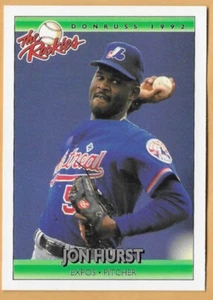JON HURST MONTREAL EXPOS #57 - DONRUSS THE ROOKIES NM-MT 1992 - Picture 1 of 2