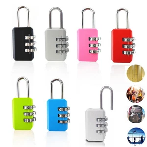 Kombinations Zahlenschloss mit 3 stelligem ZahlenCode Für Taschen Koffern Neu - Bild 1 von 9