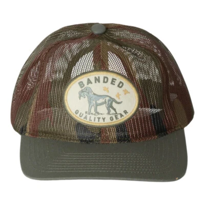 Banded Waterfowl Qualtiy Gear Full Camo Mesh Patch Cap - Image 1 of 3