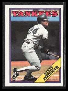 RICKEY HENDERSON 1988 OPC New York Yankees